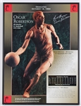 1994 Oscar Robertson Cincinnati Bearcats Signed 19" x 25" Framed Poster (JSA)