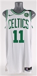 2019 Kyrie Irving Boston Celtics Playoff Jersey w/ Havlicek Memorial Band (MEARS A5)