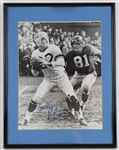 1956-1964 Andy Robustelli NY Giants Signed 14x18 Framed Photo (JSA)