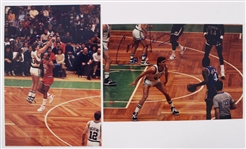 1987 Conner Henry Boston Celtics Signed 4x6 Photos (Lot of 2)(JSA)