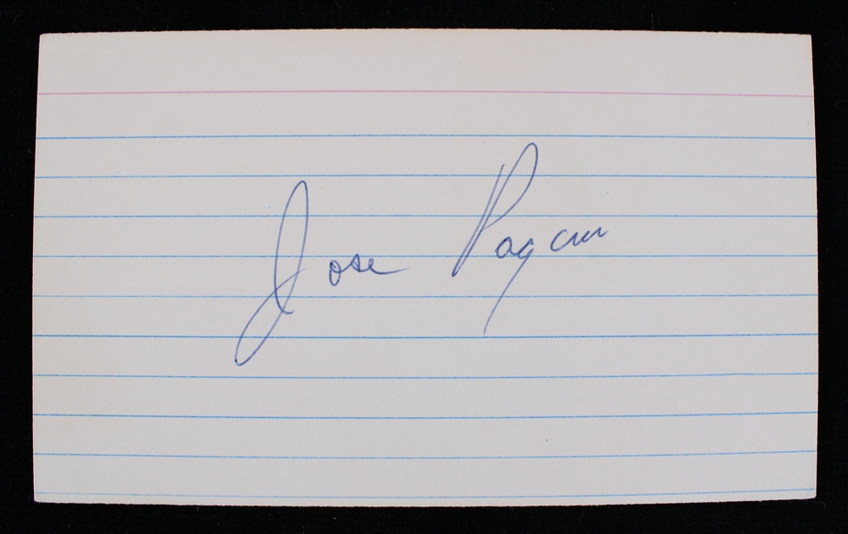 1959-1965 Jose Pagan San Francisco Giants Signed Index Card (JSA)