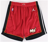 2021-22 Victor Oladipo Miami Heat Game Worn Uniform Shorts (MEARS LOA)