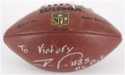 2006 Vernon Davis San Francisco 49ers Signed Football (JSA)