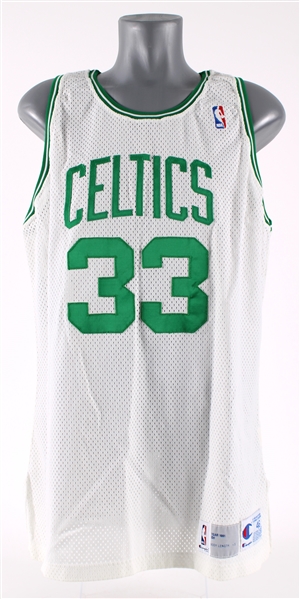 1991-92 Larry Bird Boston Celtics Game Worn Home Jersey (MEARS A7)