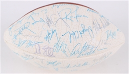 1984 San Francisco 49ers Super Bowl XIX Champions Team Signed ONFL Rozelle Autograph Panel Football w/ 50 Signatures Including Joe Montana, Roger Craig, Dwight Clark & More (JSA)
