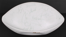 1989 San Francisco 49ers Super Bowl XXIV Champion Team Signed ONFL Rozelle Autograph Panel Football w/ 47 Signatures Including Joe Montana, Jerry Rice, Roger Craig & More (JSA)