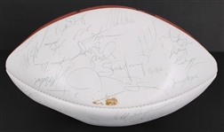 1989 San Francisco 49ers Super Bowl XXIV Champion Team Signed ONFL Rozelle Autograph Panel Football w/ 47 Signatures Including Joe Montana, Jerry Rice, Roger Craig & More (JSA)
