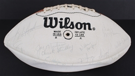 1981 San Francisco 49ers Super Bowl XVI Champions Signed ONFL Rozelle Autograph Panel Football w/ 13 Signatures Including Joe Montana, Bill Walsh, Ronnie Lott & More (JSA)