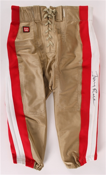 1994-95 Jerry Rice San Francisco 49ers Signed Uniform Pants (JSA)
