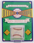 1992 Ken Griffey Jr. Seattle Mariners Signed MOC Legends Official Autographed Memorabilia OAL Brown Baseball (JSA) 
