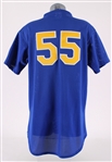 1990's Milwaukee Brewers #55 Batting Practice / Spring Training Jersey (MEARS LOA)