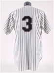 1996 Wisconsin Timber Rattlers #3 Game Worn Home Jersey (MEARS LOA)