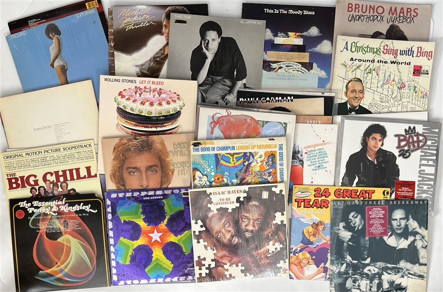 1970s-2000s Massive Vinyl Collection w/ 7" Records (Lot of 140+)