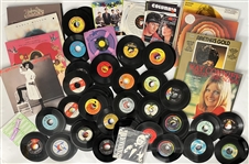 1970s-2000s Massive Vinyl Collection w/ 7 Records (Lot of 140+)