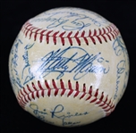 1956 Chicago White Sox Team Signed OAL Harridge Baseball w/ 27 Signatures Including Larry Doby, Nelson Fox, Luis Aparicio, George Kell & More (Full JSA Letter) 