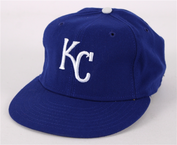 1984-87 Kansas City Royals #16 Professional Model Game Worn Cap (MEARS LOA)