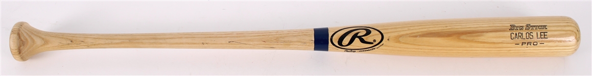 2005 Carlos Lee Milwaukee Brewers Rawlings Adirondack Professional Model Game Used Bat (MEARS LOA)