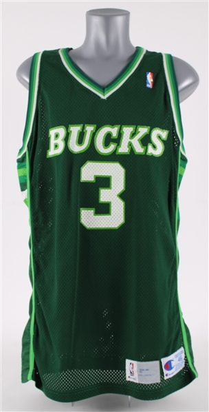 1991-92 Dale Ellis Milwaukee Bucks Signed Game Worn Road Jersey (MEARS A10 / JSA / Player Letter)