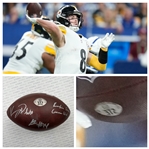 2022 (November 28) Kenny Pickett Ryan Pickens Pittsburgh Steelers #372 Signed ONFL Goodell Game Used Football (MEARS LOA / JSA / Beckett / MetaBilia COA)