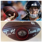 2022 (October 9) Travis Etienne Jacksonville Jaguars #373 Signed ONFL Goodell Game Used Football (MEARS LOA / JSA / Beckett / Jaguars COA)