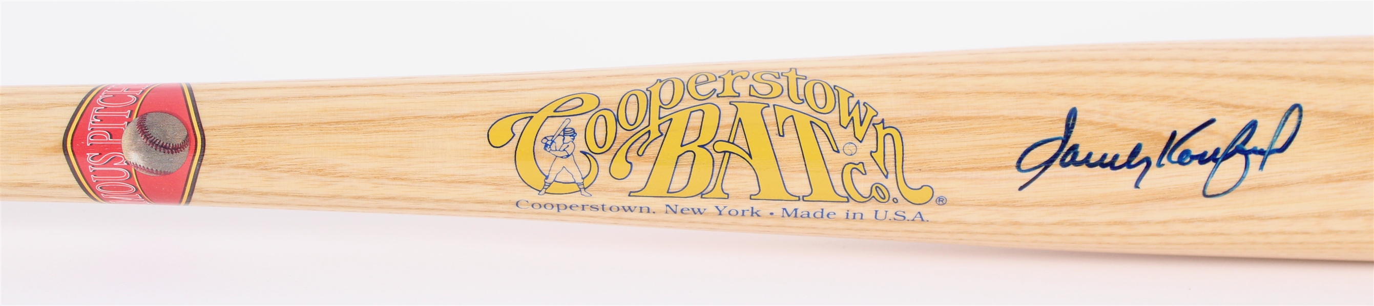 1999 Sandy Koufax Los Angeles Dodgers Signed Cooperstown Bat Co. Famous Pitcher Series Bat (JSA) 554/1000