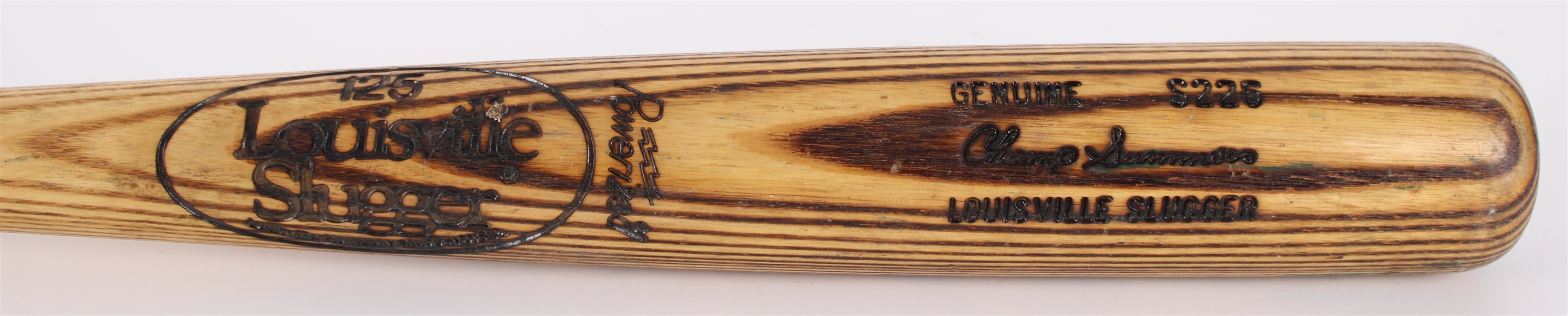 1980-81 Champ Summers Detroit Tigers Louisville Slugger Professional Model Game Used Bat (MEARS LOA)
