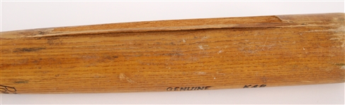 1977 Chuck Scrivener Detroit Tigers H&B Louisville Slugger Professional Model Game Used Bat (MEARS LOA)