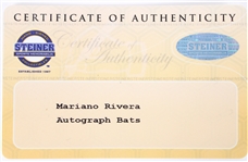 2013 Mariano Rivera New York Yankees Signed Louisville Slugger Career Accomplishments Bat (Steiner) 49/652