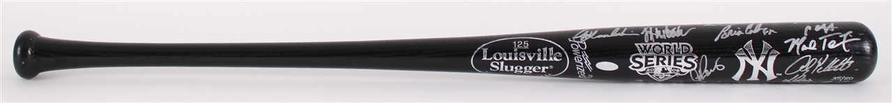 2009 World Series Champion New York Yankees Team Signed Louisville Slugger Bat w/ 25 Signatures Including Mariano Rivera, Derek Jeter & More (Steiner / MLB Hologram) 35/50