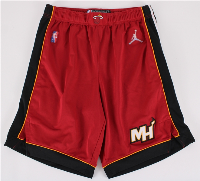 2021-22 Kyle Lowry Miami Heat Game Worn Uniform Shorts (MEARS LOA)