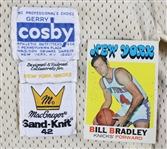 1987-89 Bill Bradley New York Knicks Post Career / Old Timers Home Jersey (MEARS A5)