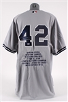 2013 Mariano Rivera New York Yankees Signed Career Accomplishments Jersey (PSA/DNA) 5/42
