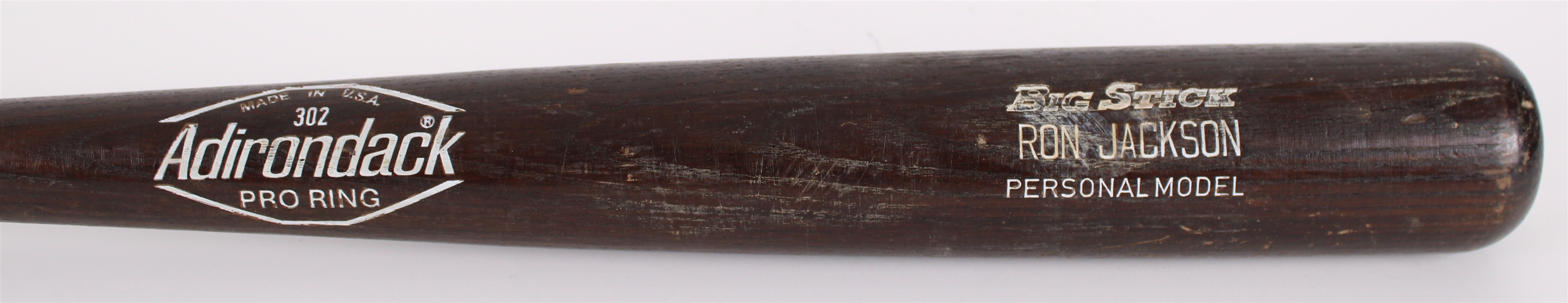 1981 Ron Jackson Detroit Tigers Adirondack Professional Model Game Used Bat (MEARS LOA)