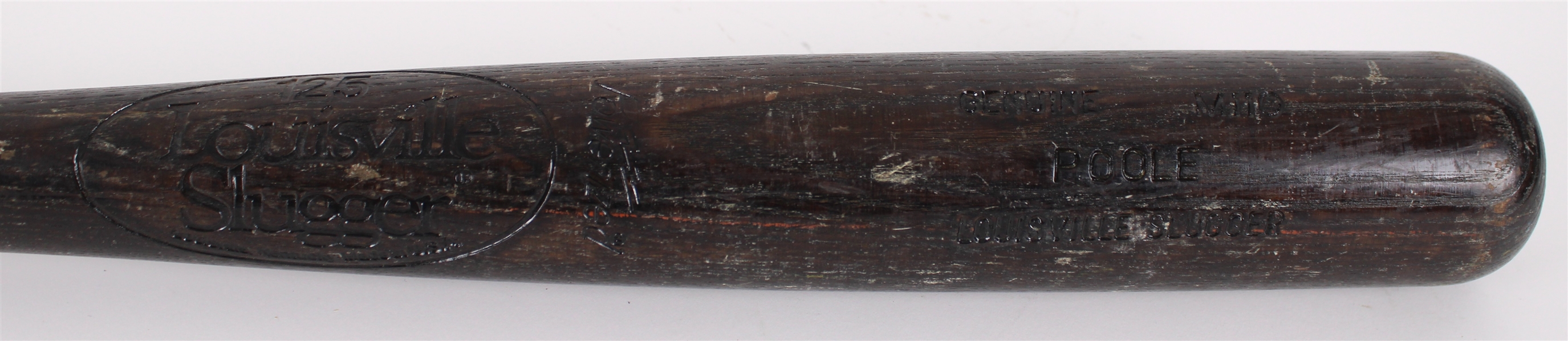 1980-82 Walter Poole Detroit Tigers Louisville Slugger Professional Model Spring Training / Minor League Bat (MEARS LOA)