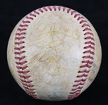 1980's Team Signed Game Used Baseball