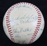 1953-54 St. Louis Cardinals Team Signed ONL Giles Baseball w/ 27 Signatures Including Stan Musial & More
