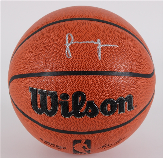 2021-24 Jalen Green Houston Rockets Signed Basketball *JSA*