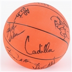 1989-90 Milwaukee Bucks Team Signed Basketball w/ 14 Signatures Including Jack Sikma, Paul Pressey, Ricky Pierce & More (JSA)