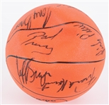 1989-90 Milwaukee Bucks Team Signed Basketball w/ 14 Signatures Including Jack Sikma, Paul Pressey, Ricky Pierce & More (JSA)