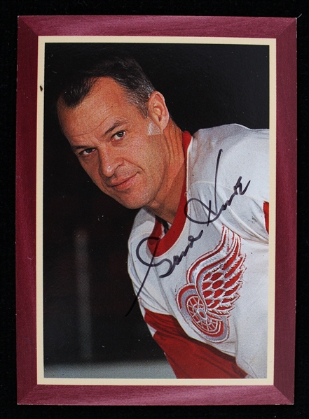 1995 Gordie Howe Detroit Red Wings Signed Parkhurst Hockey Trading Card (JSA) 076/500
