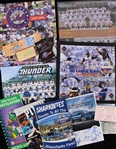 1980's-2010's MASSIVE Minor League Baseball Program & Scorecard Collection - Lot of 125