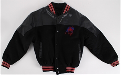 1990's Spiderman Quilted Wool/Leather Youth Size Jacket 