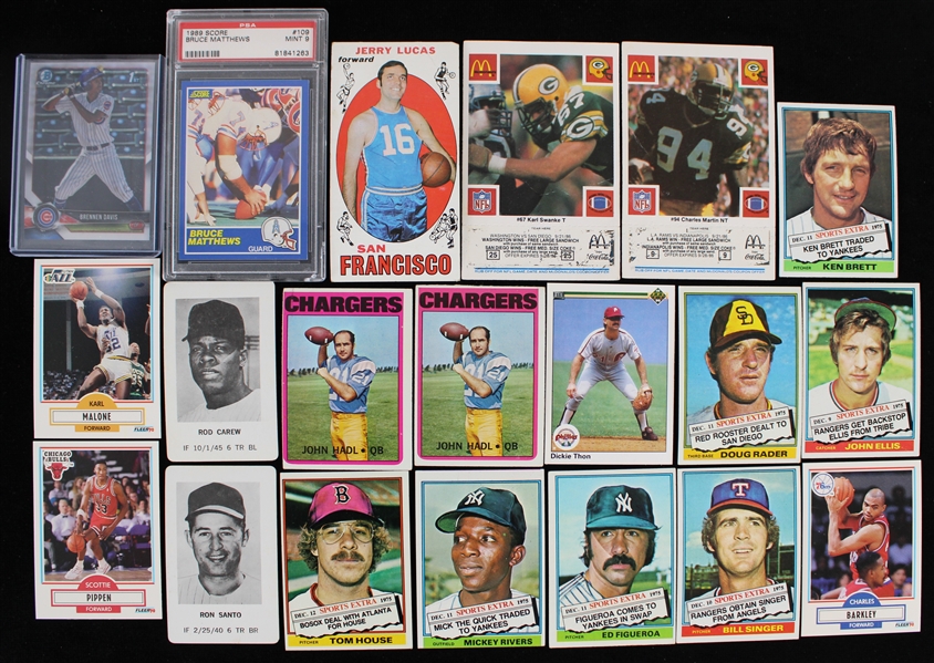 1970s-90s Baseball Football Basketball Non-Sport Trading Card Collection - Lot of 1,500+