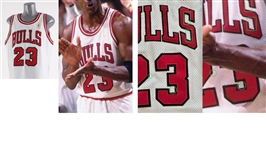 1996-97 Michael Jordan Chicago Bulls Home Game Jersey (MEARS LOA)