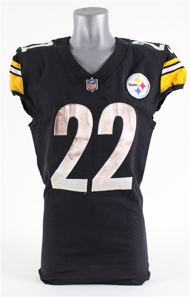 2021 Najee Harris Pittsburgh Steelers Game Worn Home Jersey (MEARS A10) Rookie Season