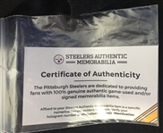 1993 Deon Figures Pittsburgh Steelers Game Worn Home Jersey (MEARS LOA / Steelers COA)