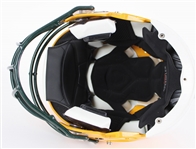 2016 Green Bay Packers Team Issued Back Up Football Helmet (MEARS LOA / Pepper Burruss Collection)
