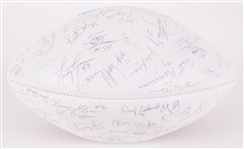 1987 New York Jets Team Signed ONFL Rozelle Autograph Panel Football w/ 55 Signatures Including Marc Gastineau, Al Toon, Freeman McNeil, Joe Klecko & More (JSA / Pepper Burruss Collection)