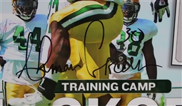 2005 Ahman Green Green Bay Packers Signed 18x23 Framed Sports Illustrated Cover (JSA / Pepper Burruss Collection) 