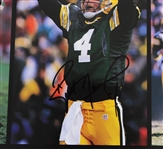 1997 Brett Favre Green Bay Packers Signed 16x20 Super Bowl XXXI Poster (JSA/ Pepper Burruss Collection)